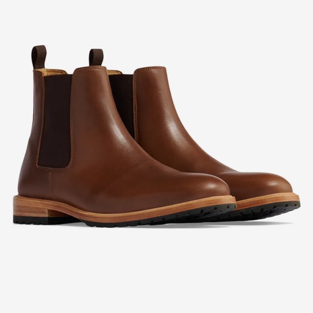 Nisolo Men’s Marco Chelsea Boot Brown